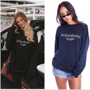yves saint laurent hoodie women's
